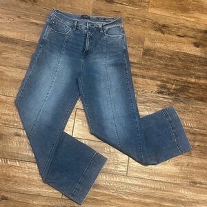 👖 Curve Appeal High-Rise Wide Leg Jeans – Size 12 / 31” Waist / 31” Inseam